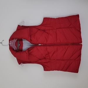 Kenneth Cole Red Down Quilted Puffer Vest XL